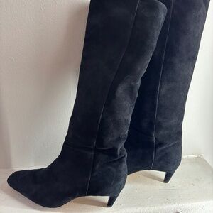 Women’s Reformation Remy Black Suede Knee Boots